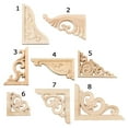 thumbnail image 2 of High Quality Wall Door Decoration Unique wooden Figurines Crafts Wood Carved Woodcarving Decorative Corner Appliques Frame 6, 2 of 8