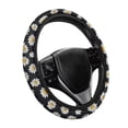 thumbnail image 6 of Uorisanigo Daisy Design Steering Wheel Cover for Women Unique Car Steering Wheel Protector for Winter Easy to Install Car Steering Wheel Cover for SUV Sedan Vehicle Gift for Wife, 6 of 8