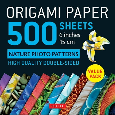 Origami Paper 500 Sheets Nature Photo Patterns 6