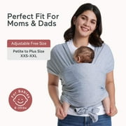 Momcozy Baby Wrap Carrier, Easy to Wear Infant Carrier Slings, Lightweight Adjustable Hands Free Baby Sling, for Newborn to Toddler 8-35 lbs