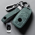 thumbnail image 1 of Car Key Fob Cover Case Protector Suede Leather Car Key Fob Case Cover For Mercedes Benz A B C E S G GLA GLB GLC, 1 of 6