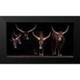 thumbnail image 2 of Ortega, Xavier 18x11 Black Modern Framed Museum Art Print Titled - Watusi family, 2 of 5