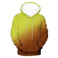 thumbnail image 4 of ohmzyzo Long Sleeve Hoodies for Men Casual Drawstring Pullover Heavyweight Fleece Lined Hoodie Mens Gradient Color Hooded Sweatshirt Yellow M, 4 of 6