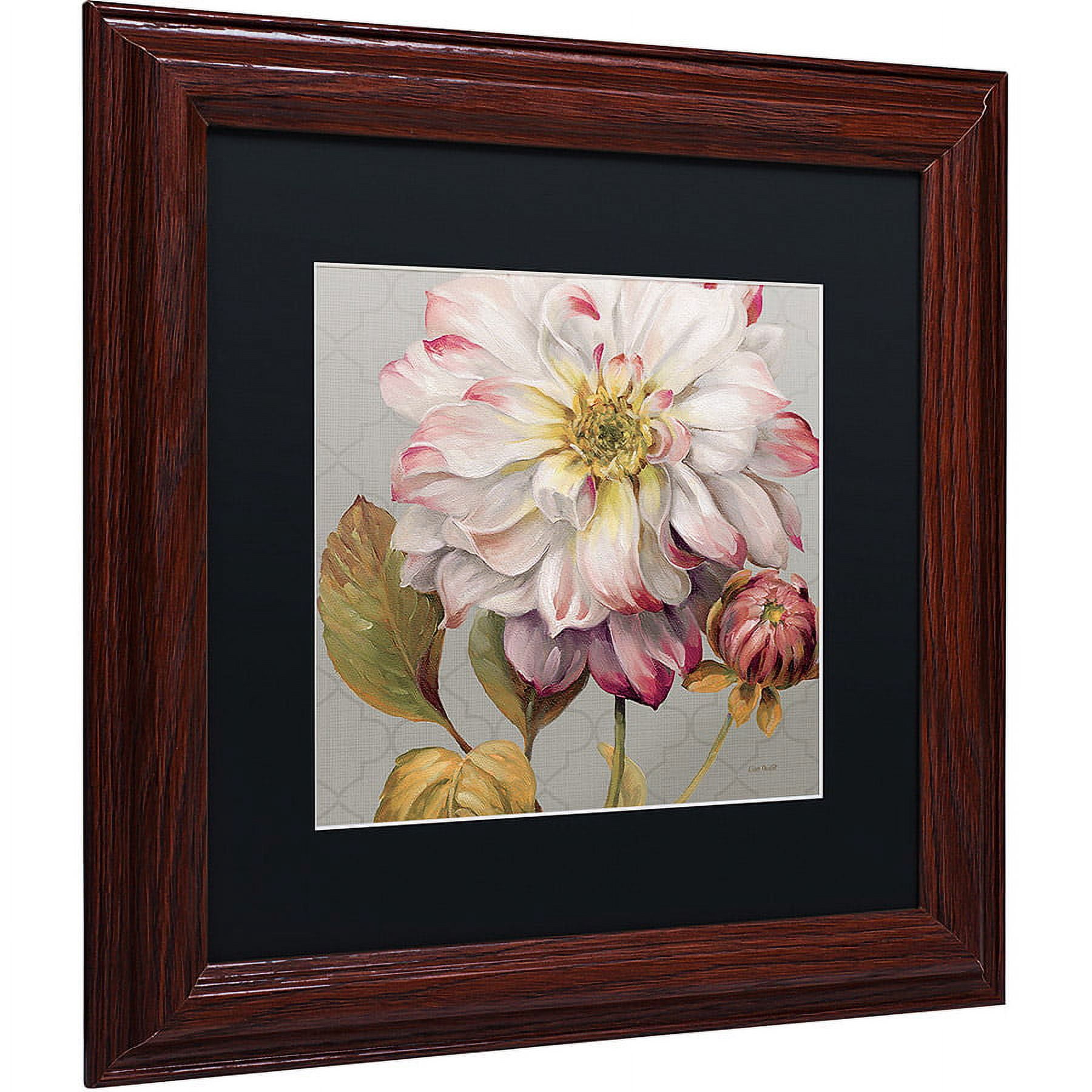 Trademark Fine Art "Classically beautiful II" Canvas Art by Lisa Audit, Black Matte, Wood Frame