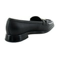 thumbnail image 5 of Naturalizer Fabienne Women's Loafers & Slip-Ons Black Pebbled Leather Size 11 W, 5 of 8