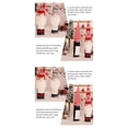 thumbnail image 2 of Bewildely 4 Uds. De cubiertas navideñas para botellas de vino, adorno de de felpa para botella de Papá Noel, decoración navideña 2piezas Bewildely CBP141854, 2 of 5