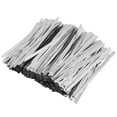 thumbnail image 4 of Corbata Giratoria Para Panadería, Mascota Ecológica De 10cm, Alambres Metálicos Internos No Tóxicos, Corbata Giratoria Para Fiesta De Boda Para Golosinas Para Mascotas Para ANGGREK Plata 10 cm/3200 piezas, 4 of 8