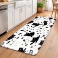 thumbnail image 4 of 1pc Cute Black & White  Rug Suitable for Bedroom, Living Room, Kitchen, Bathroom - Non-Slip Rubber Backing, Machine Washable with Kitten, Indoor/Outdoor Entry Mat for Front Door, Bedside, 4 of 15