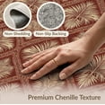 thumbnail image 6 of ODIKA Vintage Aged Deep Cream Tone Botanical Distressed Ornamental for Queen Size Bedroom, Under Bed, Master Suite, Foldable Easy Care, 6 of 7