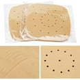 thumbnail image 3 of 100Pcs Square Perforated parchment paper,8.5x8.5In Disposable Air Fryer Liners,Unbleached Parchment Paper for Baking,Cooking,Oven, 3 of 6