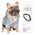 thumbnail image 3 of Balery Bunny cartoon with easter Sudadera con Capucha para Perros Pequeños – Ropa para Mascotas, Disfraz para Perros y Gatos, Ideal para Fiestas y Cosplay-X-Large, 3 of 7