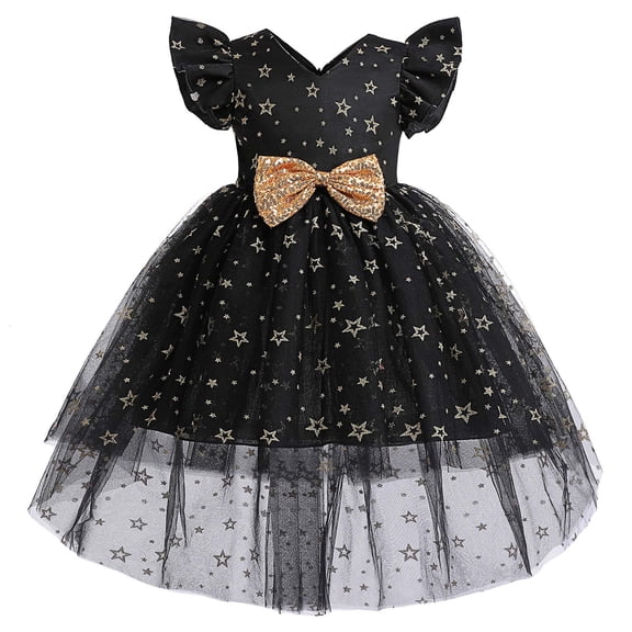 Coerni Toddler Girls Wedding Pageant Dress | Mesh Tulle Parties Fancy Bridesmaid Prom Princess Dresses Birthday Formal Gown