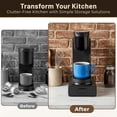 thumbnail image 6 of Everie Coffee Pod Organizer Drawer Compatible With  K Cup Pods Holds 18 Pods Smooth Glide Fits Under Coffee Maker Black, 6 of 10