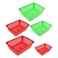 thumbnail image 1 of Home Storage Containers Pe Assorted Color 5Set 14.4x9.4x3.0in, 1 of 6