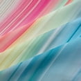 thumbnail image 5 of jejeloiu Lines Geometric Pattern Curtains Pack of 2 (42x84 Each) For Girls,Colorful Gradient Striped Curtains Blackout For Kids, 5 of 7