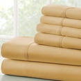 thumbnail image 2 of Becky Cameron Luxury Ultra Soft 6 Piece Solid Bed Sheet Set, 2 of 2