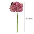 thumbnail image 4 of 35cm Imitation Flower Home Decoration , Artificial Hydrangea Large Real Touch Flowers, Multicolor Faux Hydrangeas for Wedding, Handheld Flower Wall Artificial Flower, 4 of 4