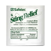 Sting Relief 150 Packet Box by Safetec