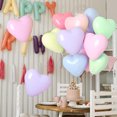 thumbnail image 2 of Globos de amor de macarrón de 12 pulgadas para el día de San Valentín, bodas, cumpleaños, decoración de fiestas, globos de látex en forma de corazón, suministros para aniversario, 2 of 5