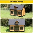 thumbnail image 5 of Aivituvin Dog House Anti-Chewing Design Dog Kennel with Metal Frame Weatherproof for Outdoor, 5 of 7