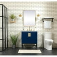 thumbnail image 6 of Elegant Decor Eugene 30" Aluminum MDF Single Bathroom Vanity in Blue, 6 of 8