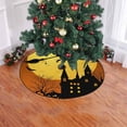 thumbnail image 2 of FMSHPON Witch Broom Halloween Xmas Christmas Tree Skirt Stand Mat for Holiday Party Decoration Indoor Outdoor 48 inches, 2 of 3