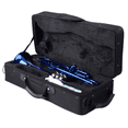 thumbnail image 2 of Tcbosik Brass Trumpet for Beginners, B Flat Trumpet with Case and Gloves for Beginners, Blue, 2 of 9