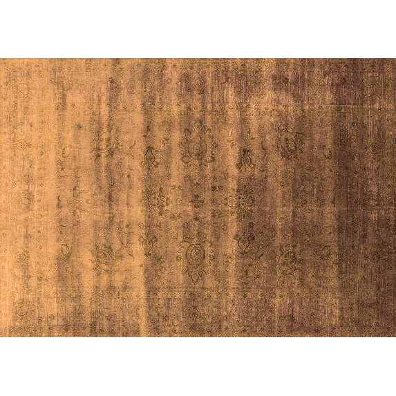 Ahgly Company Indoor Rectangle Persian Orange Bohemian Area Rugs, 8' x 10'