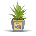thumbnail image 1 of Pot de Fleurs Ananas Faux Test de Chevaux Mini Vase Décor, 1 of 3