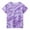 Purple, variant on Kiijoy Toddler Boys Camo Short Sleeve T-Shirt Casual Breathable Sports Tee, Sizes 3-4