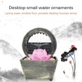 thumbnail image 2 of Billuyoard Exquisita rocalla modos de fuente de alimentación Fuente de agua corriente Bonsai Cascada decorativa Hermosa implicación Decoración del hogar, 2 of 6