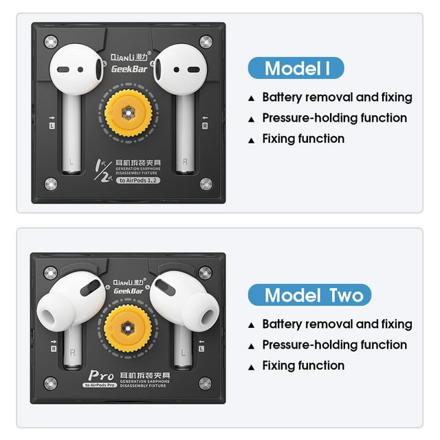 Earbuds Plastic Repairing Non-slip Disassembly Fixed Gadgets Battery Remove Opening Clamp Professional Replacement for AirPods Type 1