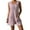 Pink, variant on ZyeKqe Plus Size Jumpsuits for Women Sleeveless Crewneck Rompers Wide Leg Shorts Casual Loose Overalls