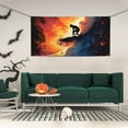 thumbnail image 2 of Pofeuu Sunset Surfing Silhouette Print Colorful Yard Festival Banner Sign Party Outdoor & Indoor Party Decoration Banne Festival Yard Sign-Small, 2 of 8