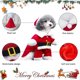 thumbnail image 4 of Christmas Dog Costume, Dog And Cat Santa Claus Costume, Christmas Party Pet Clothes, 4 of 5