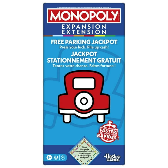 Monopoly Free Parking Jackpot EXPANSION (Classic Monopoly Game Required to Play)