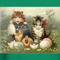 thumbnail image 3 of CafePress - Vintage Easter Dark T Shirt - Men's Classic Graphic Cotton T-Shirt, 3 of 4