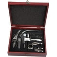 thumbnail image 3 of Wine Opener Set, Air Pressure Pump Bottle Opener & Wine Aerator Pourer, Elegant Stainless Steel Design, Multi-Function Manual Corkscrew, Exquisite Gift Box for Any Occasion (9-piece), 3 of 5