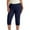 Navy, variant on Leggings for Women Plus Sizes High Waisted Activewear Pants Stretchy Sports Athletic Capri Yoga Pants