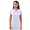 White, variant on Adar Pro Scrubs For Women - Sweetheart V-Neck Scrub Top
