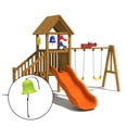 thumbnail image 4 of HILABEE Toys Bell Playground Pretend Play Hanging Bell Swing Set Accessory Plastic for Green, 4 of 9