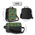 thumbnail image 2 of Lsque Sunflowers Lunch Bag Lunch Box for Women Men Reusable Insulated Lunch Tote Bag,Leakproof Thermal Cooler Sack Food Handbags Case High Capacity, 2 of 9
