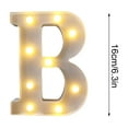thumbnail image 2 of LED Alphabet Letter Lights for Parties, KT Board Digital Scene Decoration Props, Illuminated Decorative Letters for Birthdays, Weddings, and Kids’ Rooms, Customizable Names and Words, 2 of 6