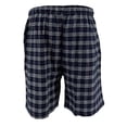 thumbnail image 3 of Men's Flannel Pajama Shorts - Super Soft Cotton Plaid Shorts with Pockets and Drawstrings - Sleep and Lounge Design 5, 2X-Large, 3 of 3