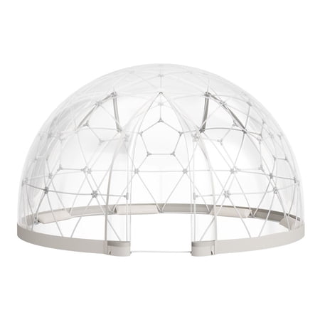 VEVOR Garden Dome Igloo 9.5 x 5.7 ft Outdoor Clear Bubble Tent for 2-4 Person Weatherproof Geodesic Dome Greenhouse with Window PVC Igloo Tent for Backyard Patios Camping Party Wedding