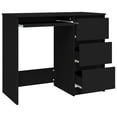 thumbnail image 2 of vidaXL Desk Black 90x45x76 cm Engineered Wood, 2 of 5