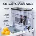 thumbnail image 3 of Invigorated Water Alkaline Countertop Water Filter Dispenser, 53-Cup, 3 Filters Included (Black), 3 of 9