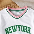 thumbnail image 5 of Baby Clothes for Girls Toddler Girls Summer Clothes Infant Sleeveless Tank Top Shirt Skirt Set Kids Striped Ruffles Outfits,White, 5 of 6