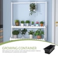 thumbnail image 3 of FUEENIRVA 4pcs Plastic Flower Pot Planter with Water Circulation for Indoor Fruits, 3 of 8