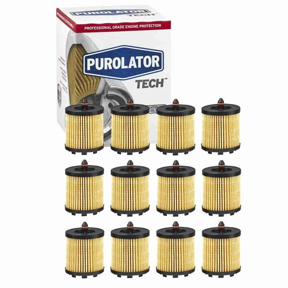 12 pc Purolator TECH TL15436 Engine Oil Filters for 041-0810 12575810 12579143 12580254 12605565 12605566 19168267 19260345 21018801 22685727 24460713 27082 27082MP 37082 47082 5 650 329 5 650 331 5